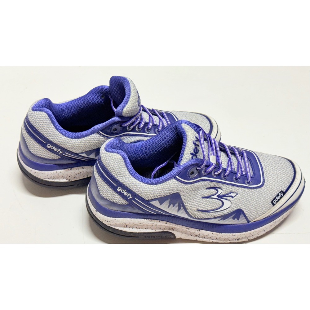 Gravity Defyer G-Defy Versoshock Purple Grey Mesh Running Shoes‎ Womens 9